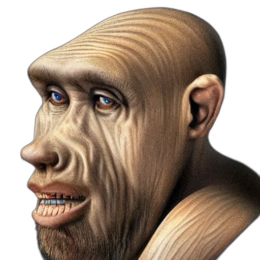 face, mask, creature, animal transparent PNG cut-out