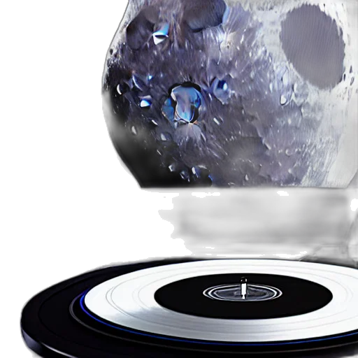 robot, 3d render, outer space, realistic transparent PNG cut-out