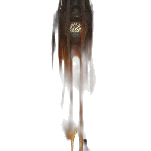 hair, creature, mask, staff transparent PNG cut-out