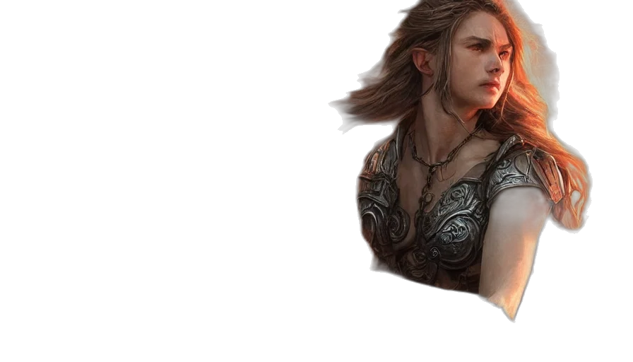 fantasy art, concept art, photorealistic, pixel art transparent PNG cut-out