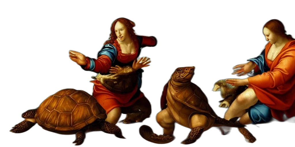concept art, fantasy art, photorealistic, oil painting transparent PNG cut-out