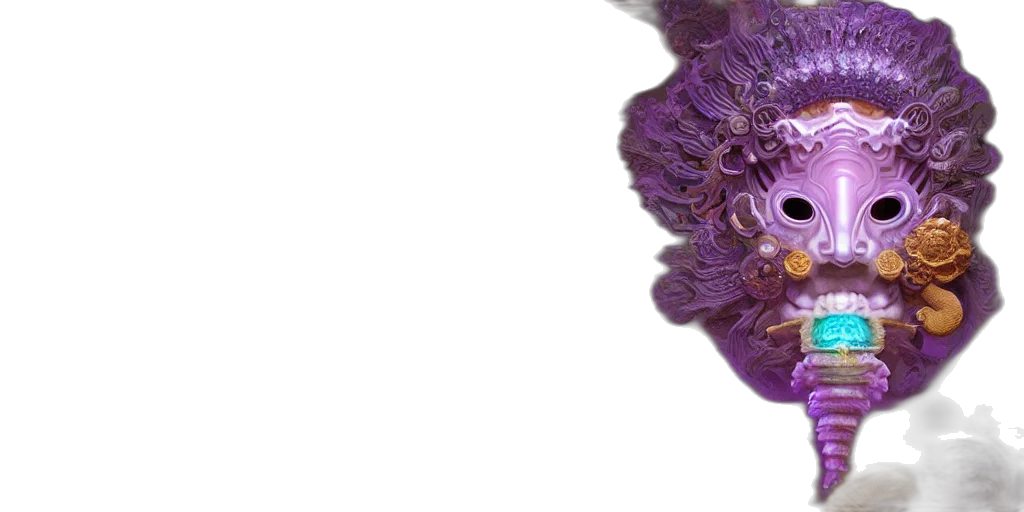 flower, crown, jewelry, mask transparent PNG cut-out