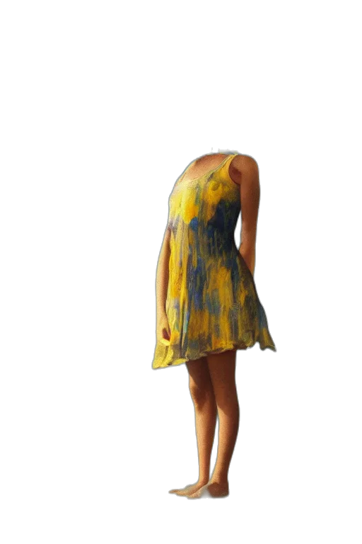 dress, staff, face, jewelry transparent PNG cut-out