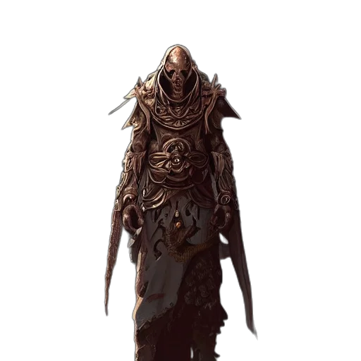 creature, staff, mask, weapon transparent PNG cut-out