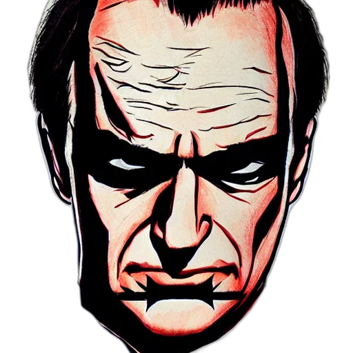 face, mask, comic book art, cartoon transparent PNG cut-out