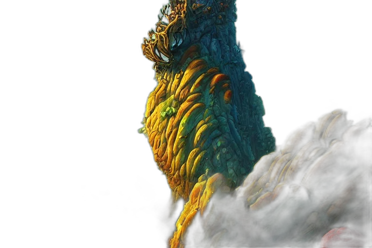dragon, creature, animal, hair transparent PNG cut-out