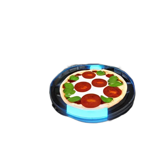 food, 3d render, pixel art, test transparent PNG cut-out