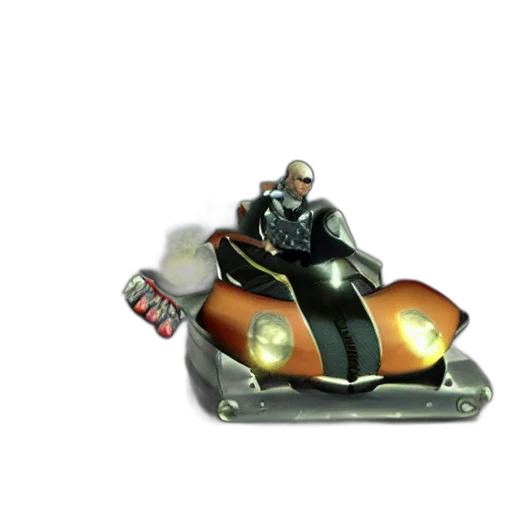 car, robot, weapon, 3d render transparent PNG cut-out