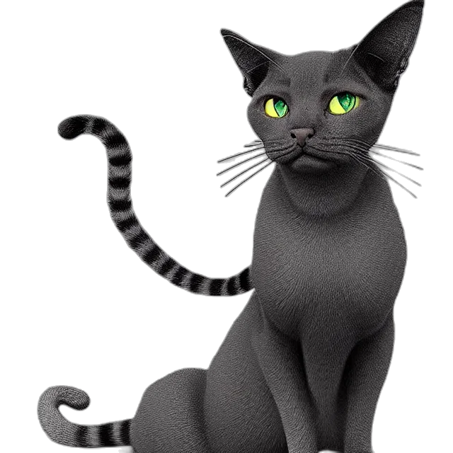 animal, staff, creature, 3d render transparent PNG cut-out