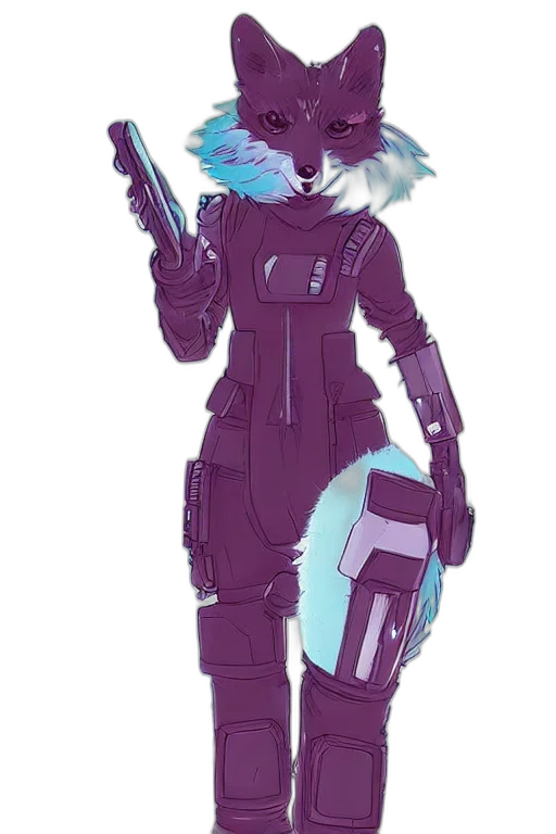 robot, staff, weapon, jacket transparent PNG cut-out
