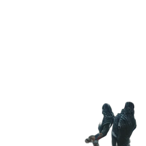 shoes, staff, jacket, creature transparent PNG cut-out