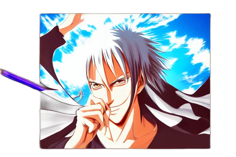 anime, cartoon, photorealistic, comic book art transparent PNG cut-out