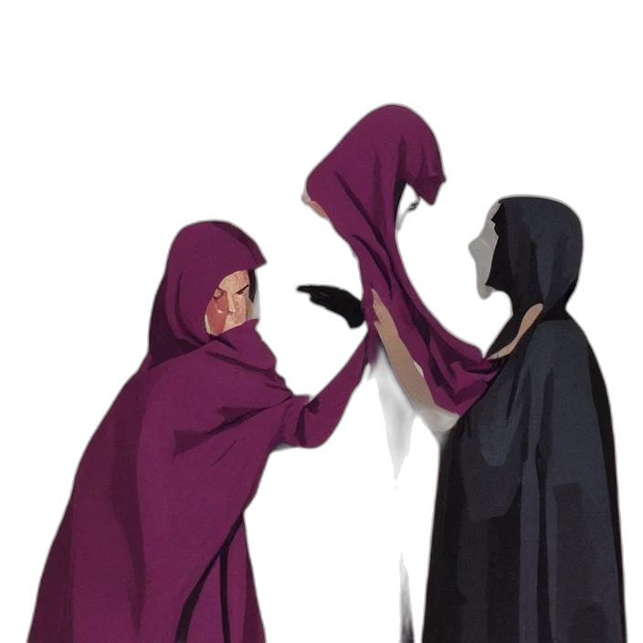 umbrella, staff, dress, weapon transparent PNG cut-out
