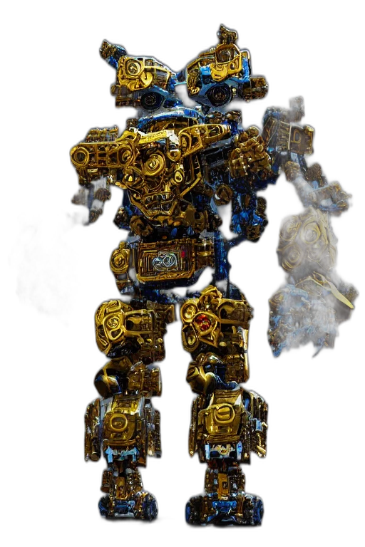 robot, staff, weapon, concept art transparent PNG cut-out