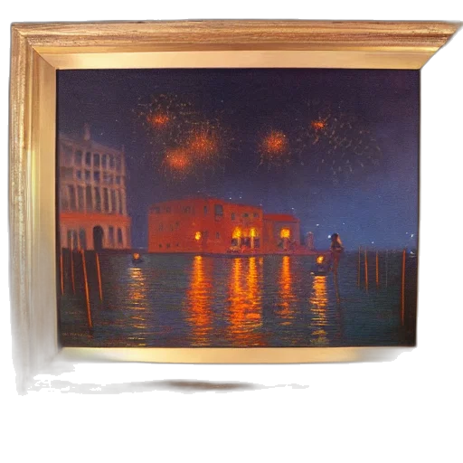 photorealistic, oil painting, concept art, night transparent PNG cut-out