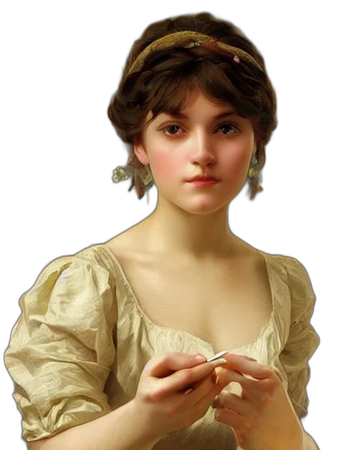 jewelry, dress, face, hat transparent PNG cut-out