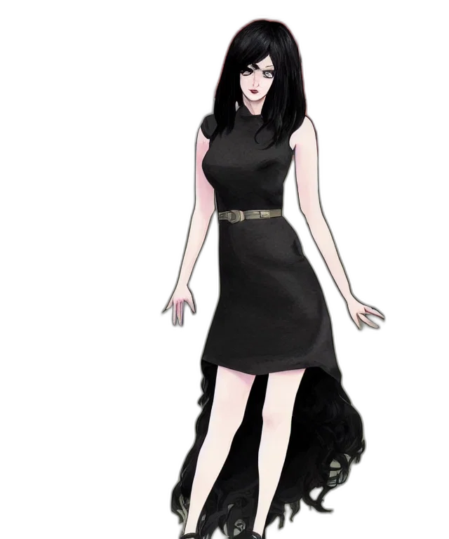dress, concept art, cartoon, fantasy art transparent PNG cut-out