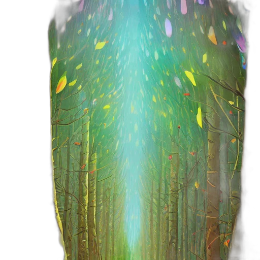 tree, bottle, dress, crown transparent PNG cut-out