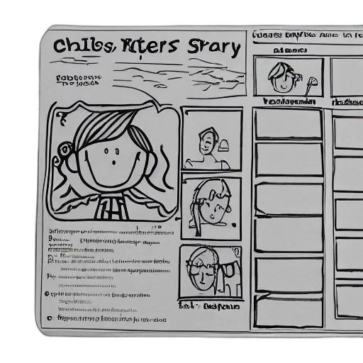 character, sheet, william, child transparent PNG cut-out