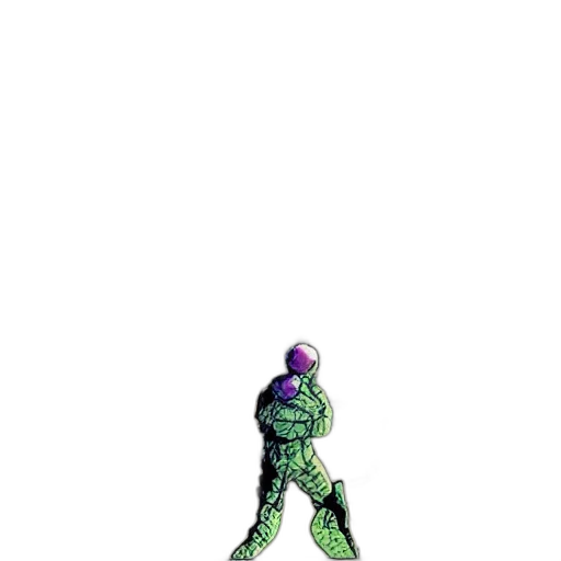 robot, creature, weapon, staff transparent PNG cut-out