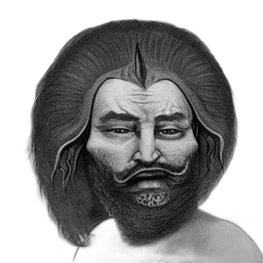 hair, face, mask, crown transparent PNG cut-out