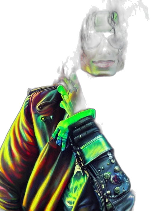 mask, robot, jacket, face transparent PNG cut-out