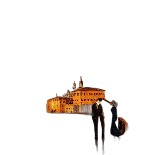 umbrella, building, staff, hat transparent PNG cut-out