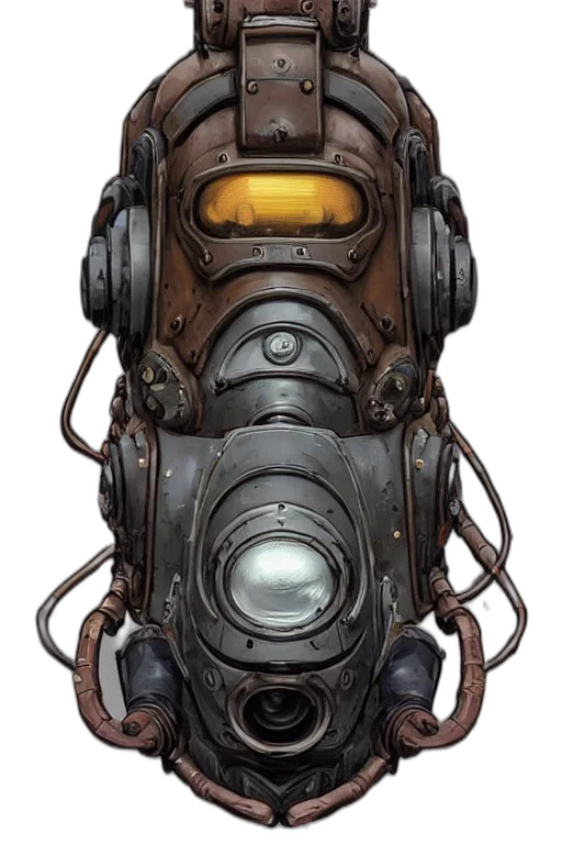 robot, mask, weapon, face transparent PNG cut-out