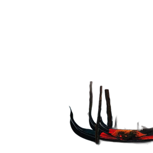 hair, crown, weapon, creature transparent PNG cut-out