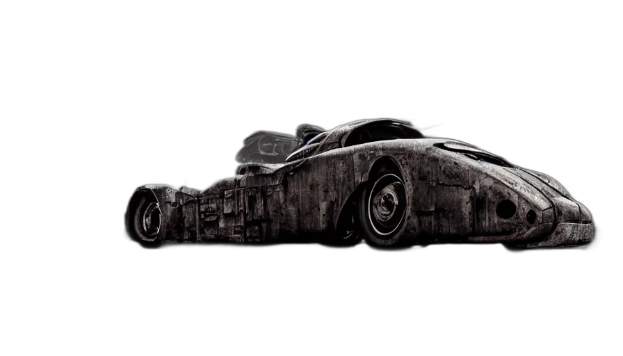 car, weapon, concept art, photorealistic transparent PNG cut-out