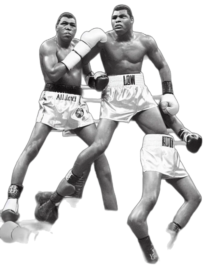 photorealistic, concept art, boxing, match transparent PNG cut-out