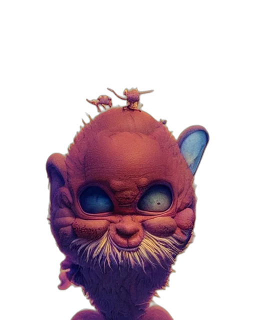 mask, creature, staff, animal transparent PNG cut-out