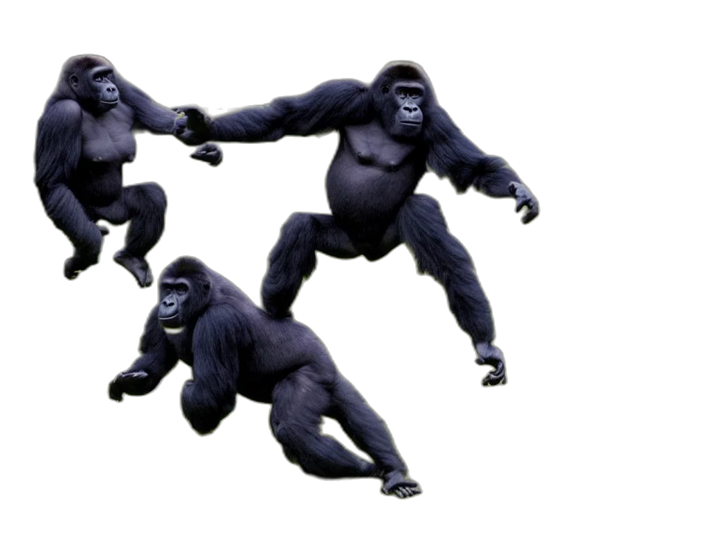 animal, creature, mask, 3d render transparent PNG cut-out