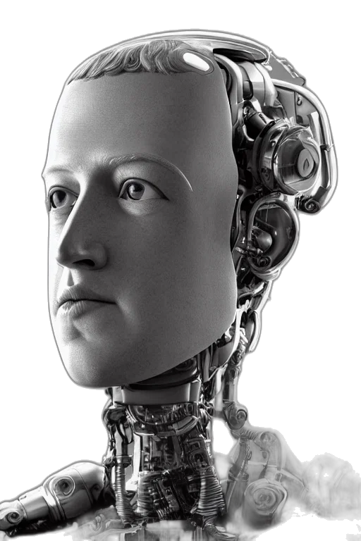 robot, face, mask, cyberpunk transparent PNG cut-out