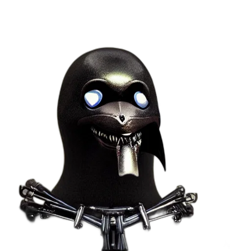 mask, robot, staff, weapon transparent PNG cut-out