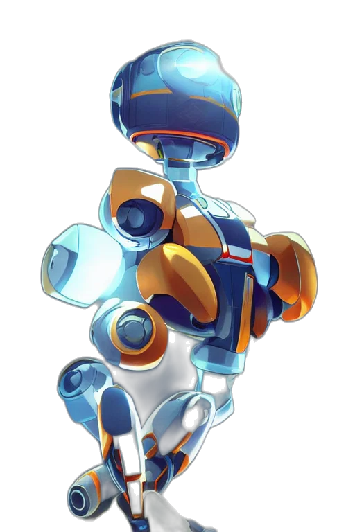 robot, weapon, staff, concept art transparent PNG cut-out