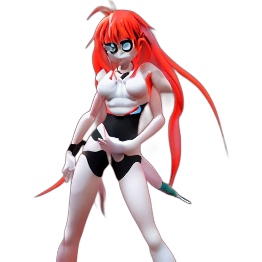 weapon, 3d render, concept art, anime transparent PNG cut-out