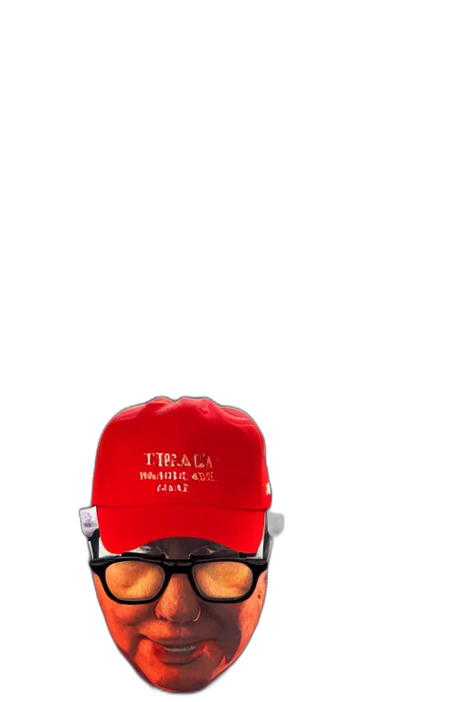 hat, mask, face, staff transparent PNG cut-out