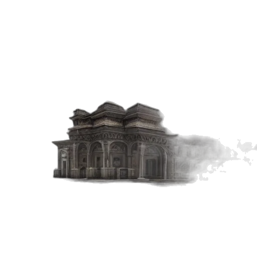 building, furniture, umbrella, concept art transparent PNG cut-out