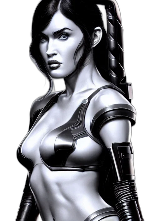 robot, comic book art, fantasy art, concept art transparent PNG cut-out