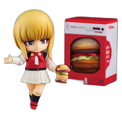 food, 3d render, concept art, anime transparent PNG cut-out