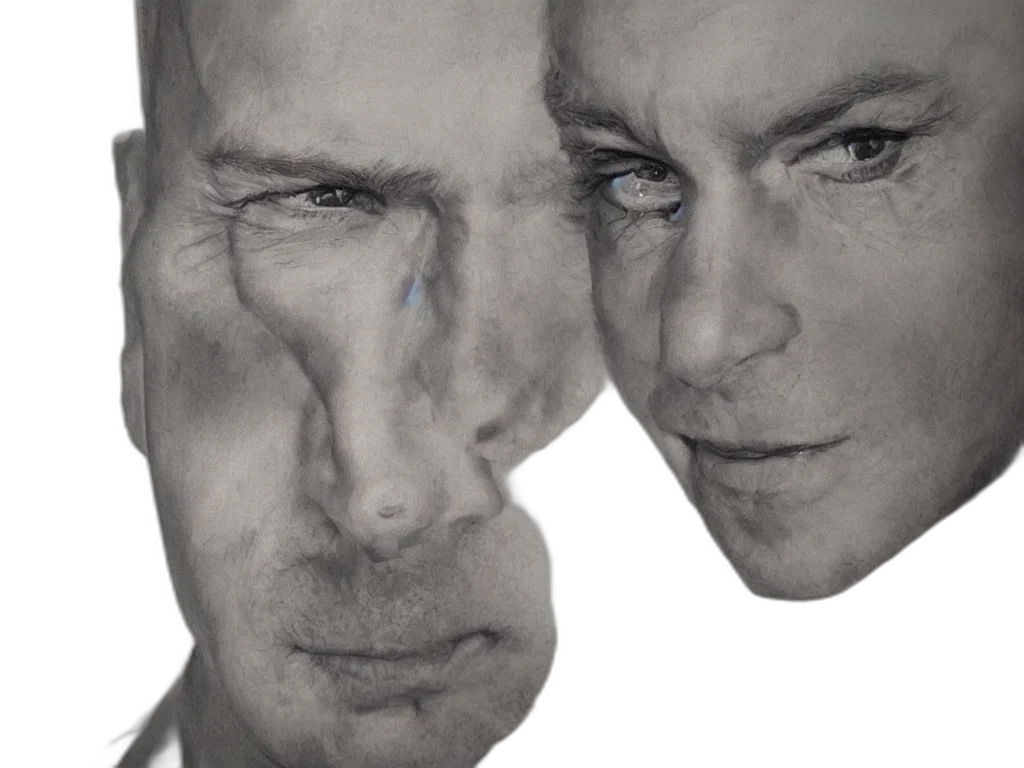 face, mask, photorealistic, 3d render transparent PNG cut-out