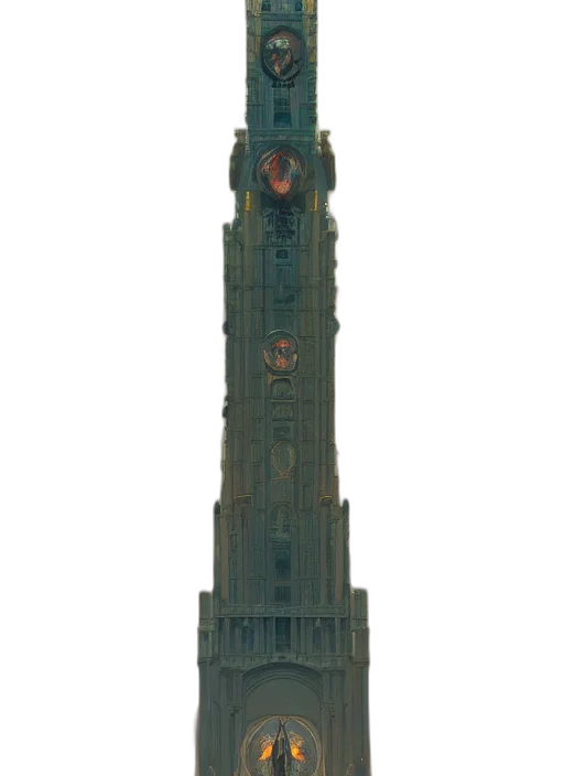 building, staff, robot, sword transparent PNG cut-out