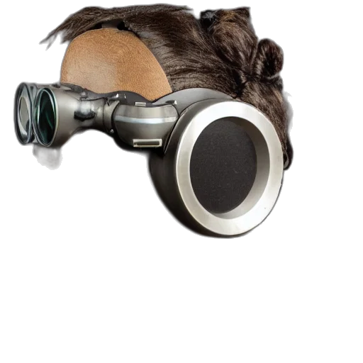 hair, mask, hat, staff transparent PNG cut-out