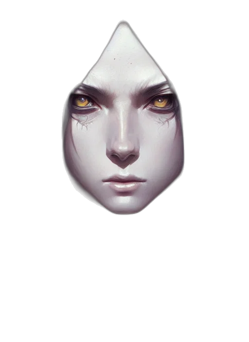mask, face, crown, creature transparent PNG cut-out