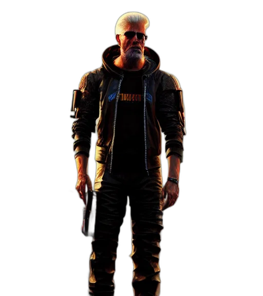 jacket, staff, weapon, concept art transparent PNG cut-out