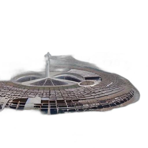 3d render, concept art, outer space, atom transparent PNG cut-out