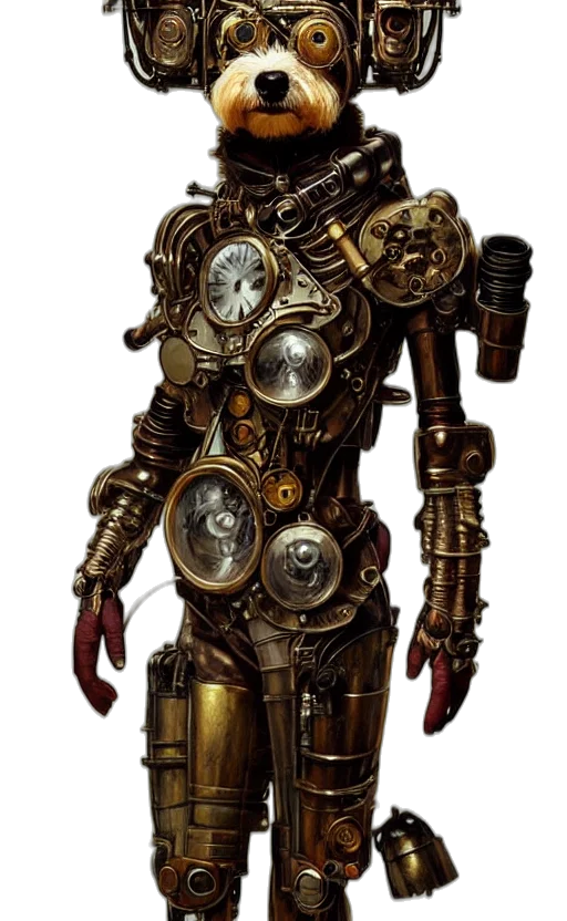 robot, staff, weapon, sword transparent PNG cut-out