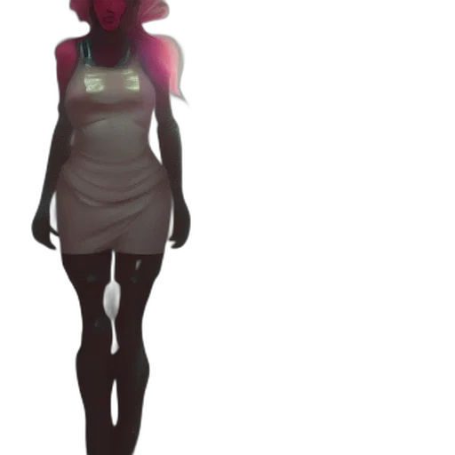 dress, staff, mask, creature transparent PNG cut-out