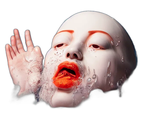 mask, face, creature, hair transparent PNG cut-out